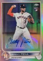 2022 Topps Chrome Update Autographs #ACJP Jeremy Pena Baseball Card