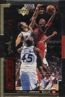 1998 Upper Deck MJ23 #M5 Michael Jordan Quantum-Gold 1/1 Basketball Card