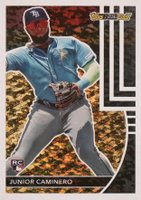 2024 Topps Update Topps Black Gold #BG12 Junior Caminero Baseball Card