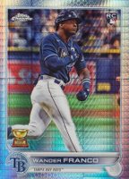 2022 Topps Chrome Sonic #35 Wander Franco Prism Refractor Baseball Card
