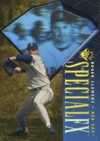 1996 SP Special F/X #38 Roger Clemens Baseball Card