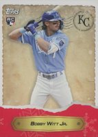 2022 Topps Holiday Countdown #7 Bobby Witt Jr. Baseball Card