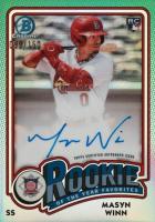 2024 Bowman Rookie of the Year Autographs #ROYMW Masyn Winn Baseball Card