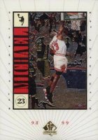 1998 SP Authentic Michael #M14 Michael Jordan Basketball Card