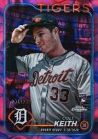 2024 Topps Chrome Update #USC178 Colt Keith Magenta/Purple Lava Lamp Baseball Card