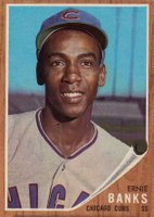 1962 Topps #25 Ernie Banks Baseball Card