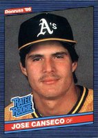 1986 Donruss #39 Jose Canseco Baseball Card