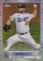 2022 Topps Chrome Logofractor Edition #23 Clayton Kershaw Baseball Card
