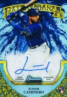 2024 Bowman Sterling Sterling Extravaganza Autographs #SEAJC Junior Caminero Baseball Card