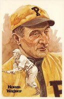 1980 Perez-Steele HOF Postcard #5 Honus Wagner Baseball Card