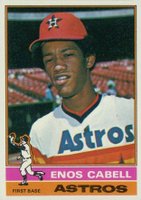 1976 Topps #404 Enos Cabell Baseball Card