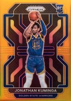 2021 Panini Prizm #307 Jonathan Kuminga Gold Prizm Basketball Card