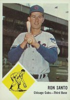 1963 Fleer #32 Ron Santo Baseball Card