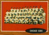 1962 Topps #552 Chicago Cubs Team Short print Baseball Card