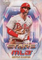2023 Topps Stars of the MLB Chrome #SMLBC14 Bryce Harper Baseball Card