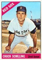1966 Topps #6 Chuck Schilling Baseball Card