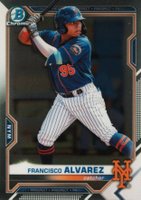 2021 Bowman Chrome Prospects #BCP209 Francisco Alvarez Baseball Card