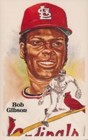 1981 Perez-Steele HOF Postcard #175 Bob Gibson Baseball Card