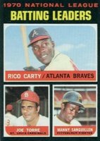 1971 Topps #62 N.L. Batting Leaders Baseball Card