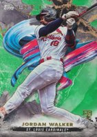 2023 Topps Inception #104 Jordan Walker Green Baseball Card