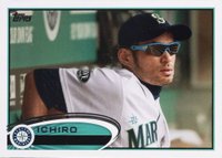 2012 Topps #537 Ichiro Suzuki In Dugout Baseball Card