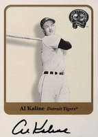 2001 Fleer Greats # Al Kaline Autographed Baseball Card