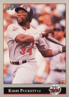 1992 Leaf #98 Kirby Puckett Baseball Card