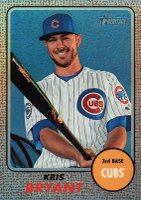 2017 Topps Heritage  #500 Kris Bryant Chrome-Refractor Baseball Card