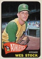 1965 Topps #117 Wes Stock Baseball Card