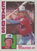 1984 Topps #253 Jim Wohlford Baseball Card
