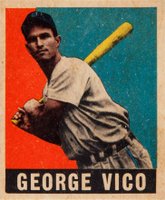1948 Leaf #47 George Vico Baseball Card