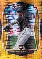 2021 Panini Select #104 KE'Bryan Hayes Orange Pulsar Baseball Card