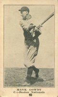 1917 Collins-McCarthy #62 Hank Gowdy Baseball Card