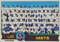 1979 Topps #82 New York Mets Team Baseball Card