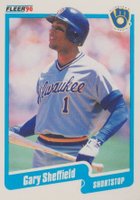 1990 Fleer #336 Gary Sheffield Baseball Card