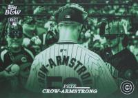 2024 Topps Black and White #60 Pete Crow-Armstrong Green Baseball Card