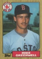 1987 Topps Tiffany #259 Mike Greenwell Baseball Card