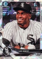 2018 Bowman Prospects Chrome #21 Luis Robert Atomic Refractor Baseball Card