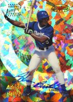 1998 Bowman's Best Certified Autograph #120 Adrian Beltre Atomic Refractor Baseball Card