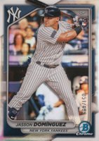 2024 Bowman Chrome #94 Jasson Dominguez Refractor Baseball Card