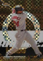 2005 Finest #89 Manny Ramirez Gold Xfractor Baseball Card