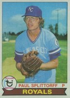 1979 Topps #183 Paul Splittorff Baseball Card