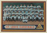 1957 Topps #243 St. Louis Cardinals Baseball Card