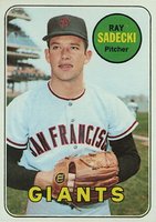 1969 Topps #125 Ray Sadecki Baseball Card
