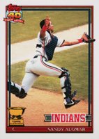 1991 Topps Tiffany #165 Sandy Alomar Baseball Card