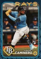 2024 Topps #628 Junior Caminero Team Color Border Baseball Card