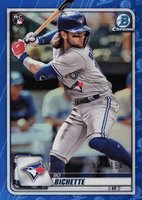 2020 Bowman Chrome #50 Bo Bichette Blue Refractor Baseball Card