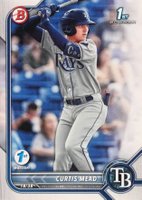 2022 Bowman 1st Edition #BPPF10 Curtis Mead Baseball Card