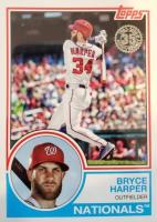 2018 Topps Update 1983 Topps Baseball #83-45 Bryce Harper Baseball Card