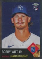 2022 Topps Chrome Platinum Anniversary #61 Bobby Witt Jr. Baseball Card